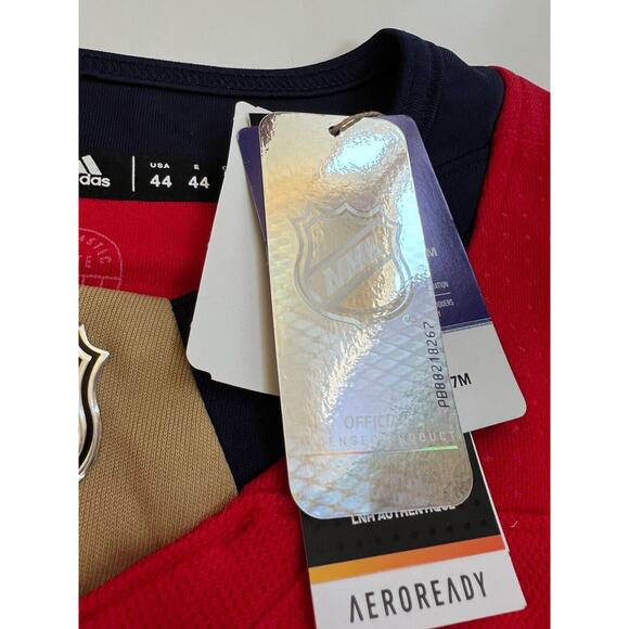 Adidas Florida Panthers Jonathan Huberdeau Jersey HB6672 Men's Size 44 - Picture 5 of 11